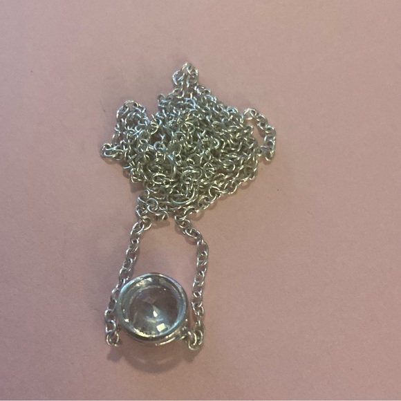 Auction ⚜️ Cubic Zirconia Costume Necklace ~ Approx 21” - Picture 2 of 3